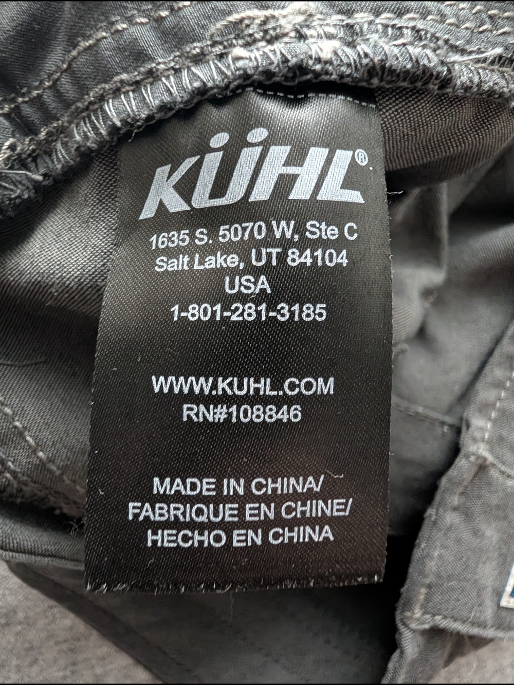 Kuhl Splash Capri Stretch Performance Hiking Trekking Climbing Trail 10 Gray - Picture 5 of 10